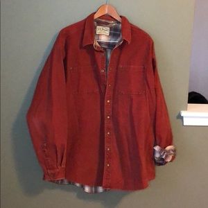 Men’s L.L. Bean flannel style fall jacket